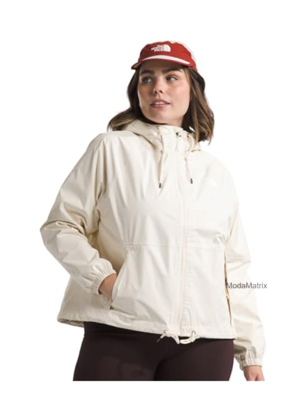 Women's Waterproof Rain Hoodie, Relaxed Fit Windbreaker, Adjustable Hood,